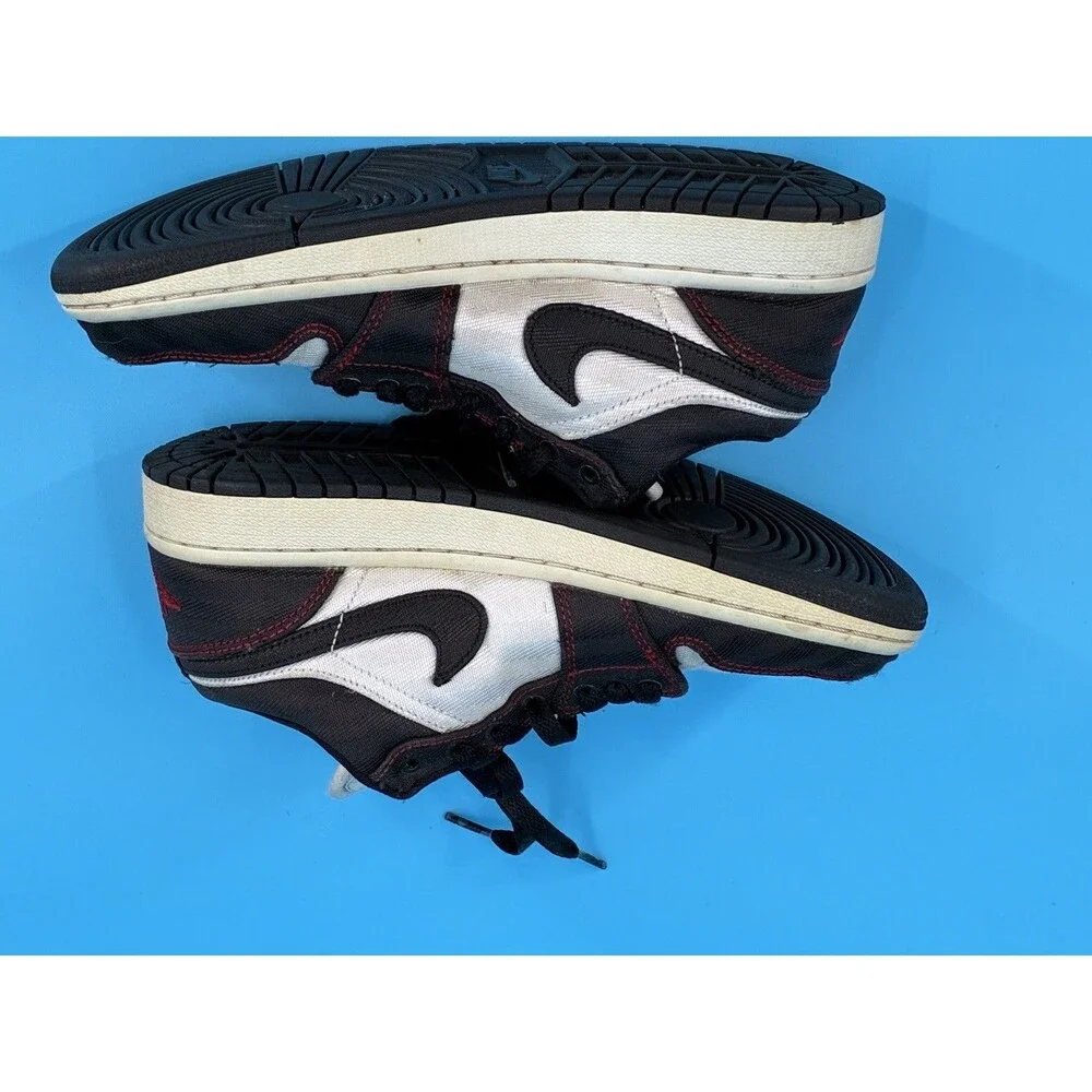 Nike Air Jordan 1 Low SE Utility Womens 7.5 White Black Red DD9337-106